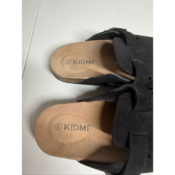 NWOT Kidmi Boston Style Clogs Black Suede Size 42 EU/ 11 USWomen’s /9,5US Men’s - Picture 2 of 9